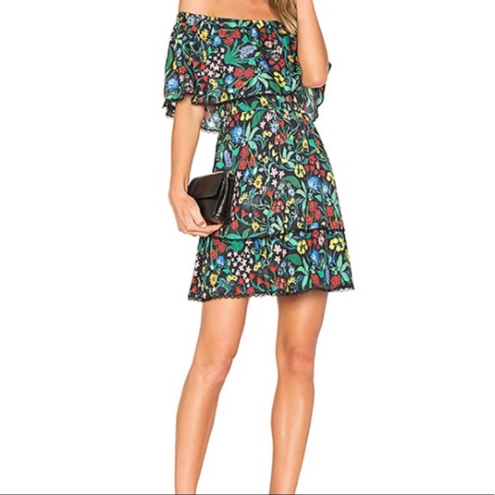 Alice & Olivia off the shoulder dress